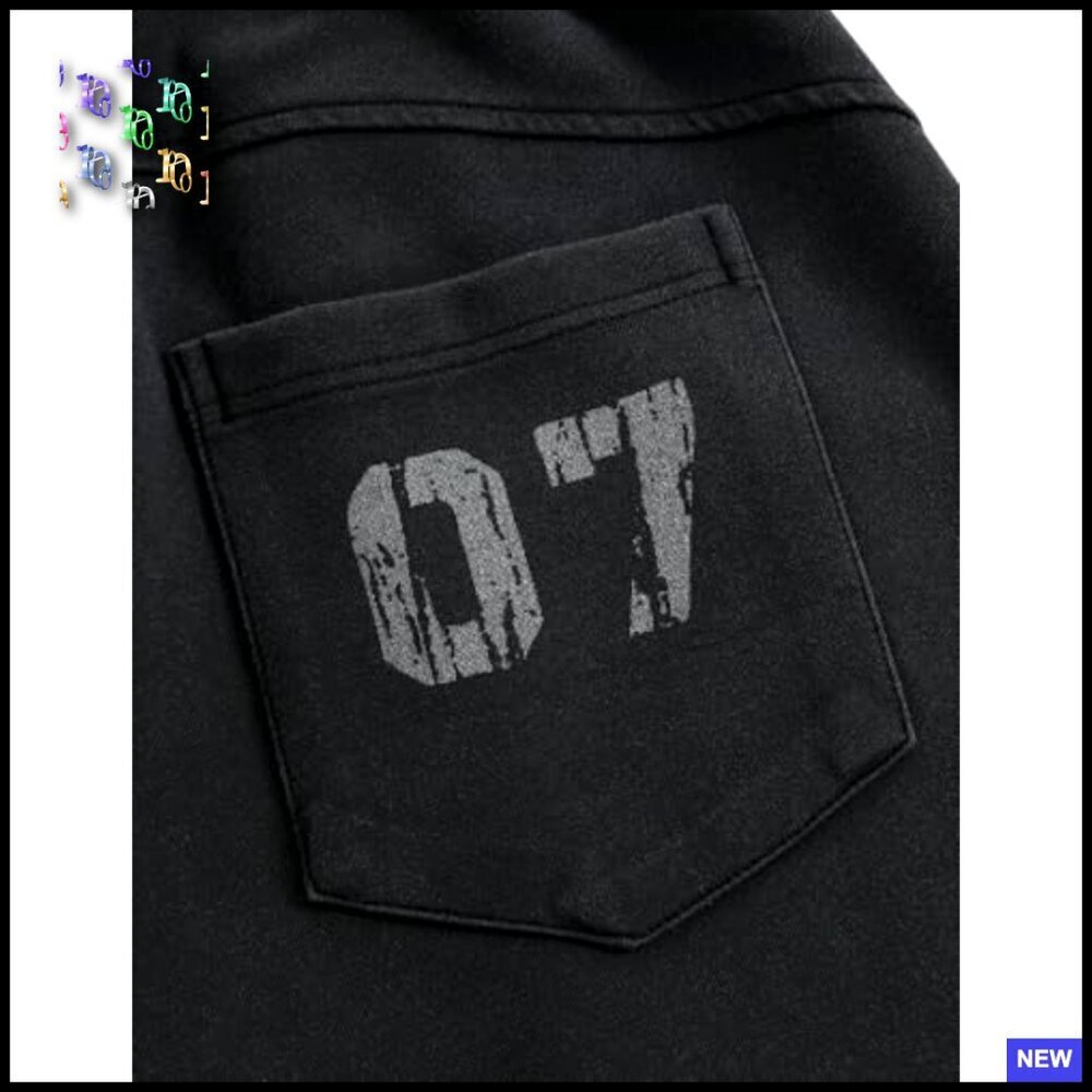Wide Leg Sweatpants Vintage Y2K Graphic Print Unisex Baggy Casual Pants - Picture 4 of 7